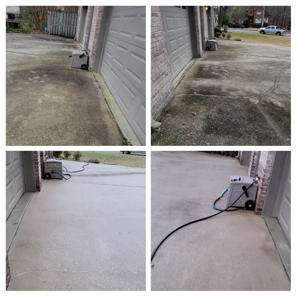 Concrete and brick cleaning in hoover al