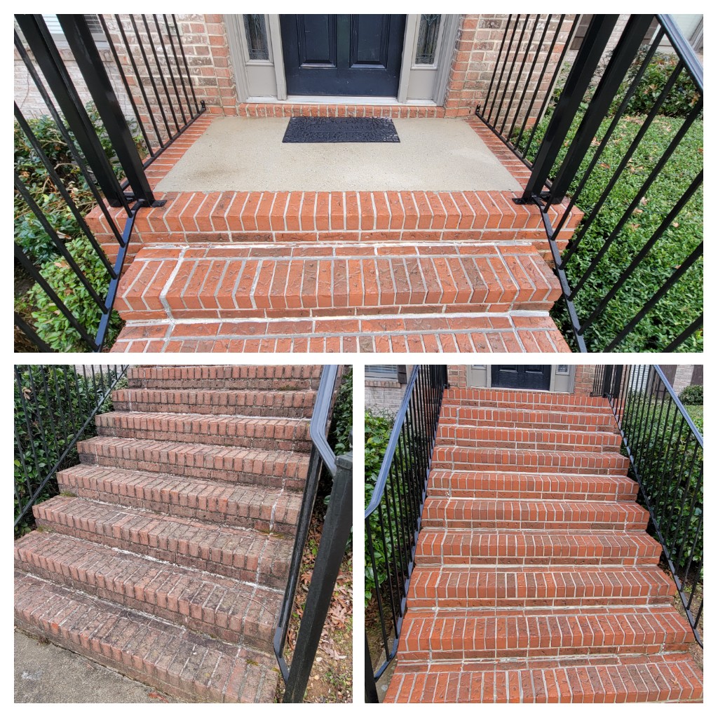 Concrete and brick cleaning in hoover al
